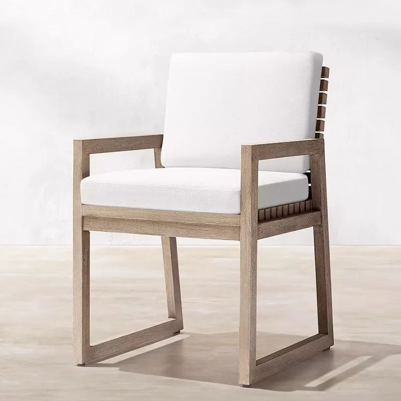 

Customizable outdoor dining table and chairs preservative solid wood dining table