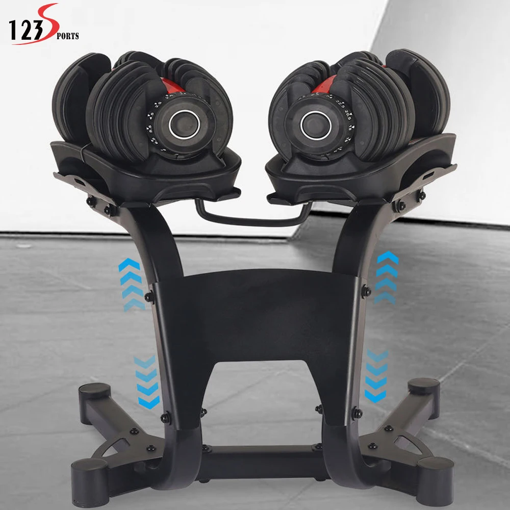 

Portable Security Bold Steel Pipe Strong Support Adjustable Dumbbell Stand