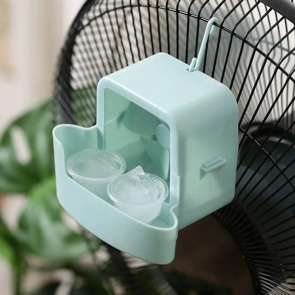 Tragbarer Bodenventilator, nicht perforiert, Ventilatorbox, hängender Eiskühler, tragbarer Ventilator, Kühlzubehör-Set, schnelle Kühlung