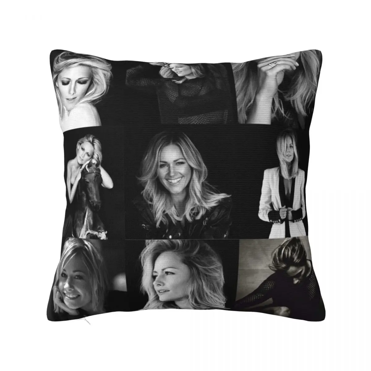 Helene Fischer Collage Throw Pillow bed pillows ornamental pillows for living room