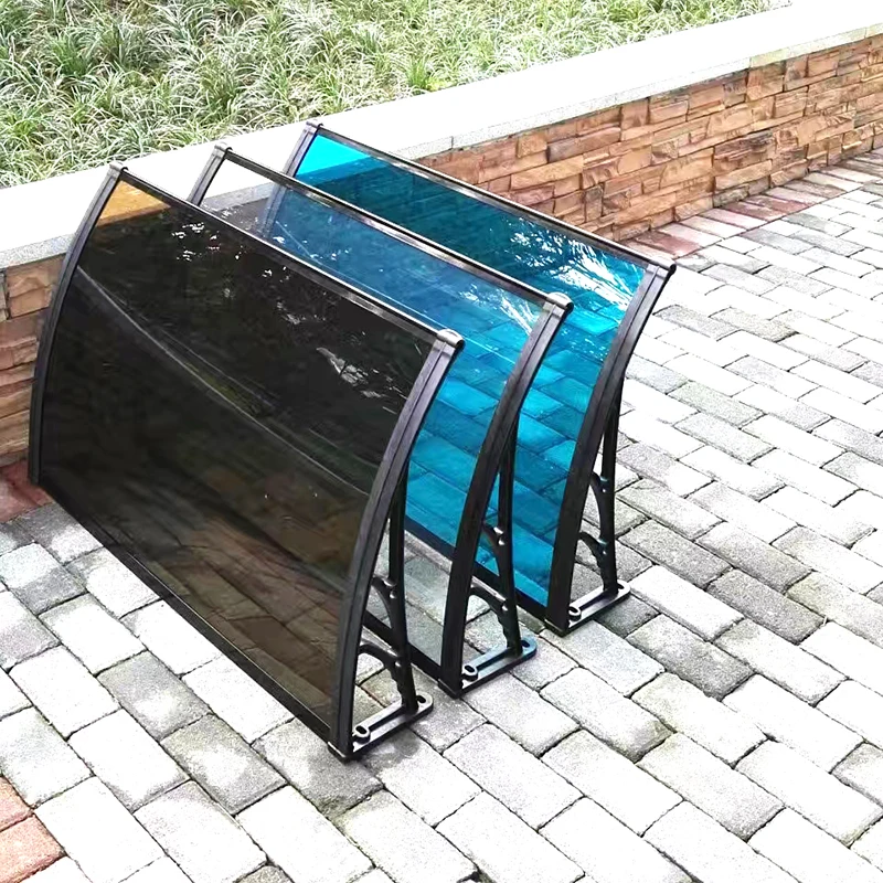 2026 Transparent Polycarbonate Window Awning,front Door Canopy,window Shades Aluminum Bracketpromote sales view 5