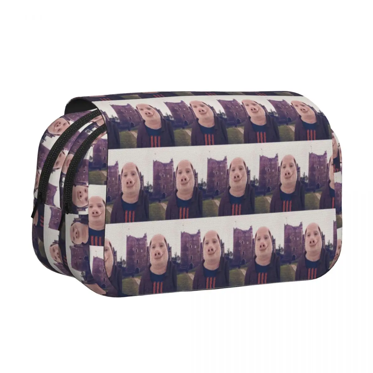 John Pork Pencil Case Pencil Pouch Hard Shell Leather Big Capacity Pen Box Pencil Bag for Students School