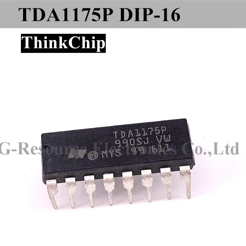 (10 pcs) TDA1175P TDA1175 DIP-16 low-noise vertical deflection system amplifier chip New original