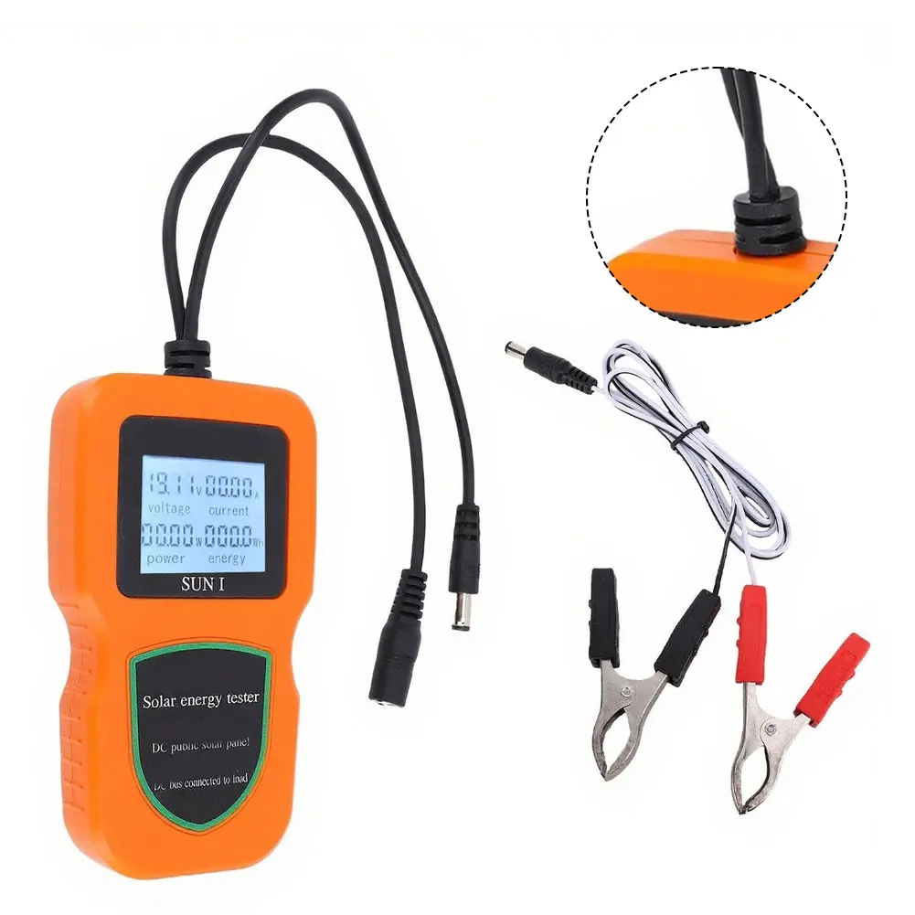 LCD 디스플레이가 있는 태양광 패널 테스터 멀티미터 자동 수동 MPPT 테스트를 위한 실시간 전력 및 전압 태양광 패널 멀티미터