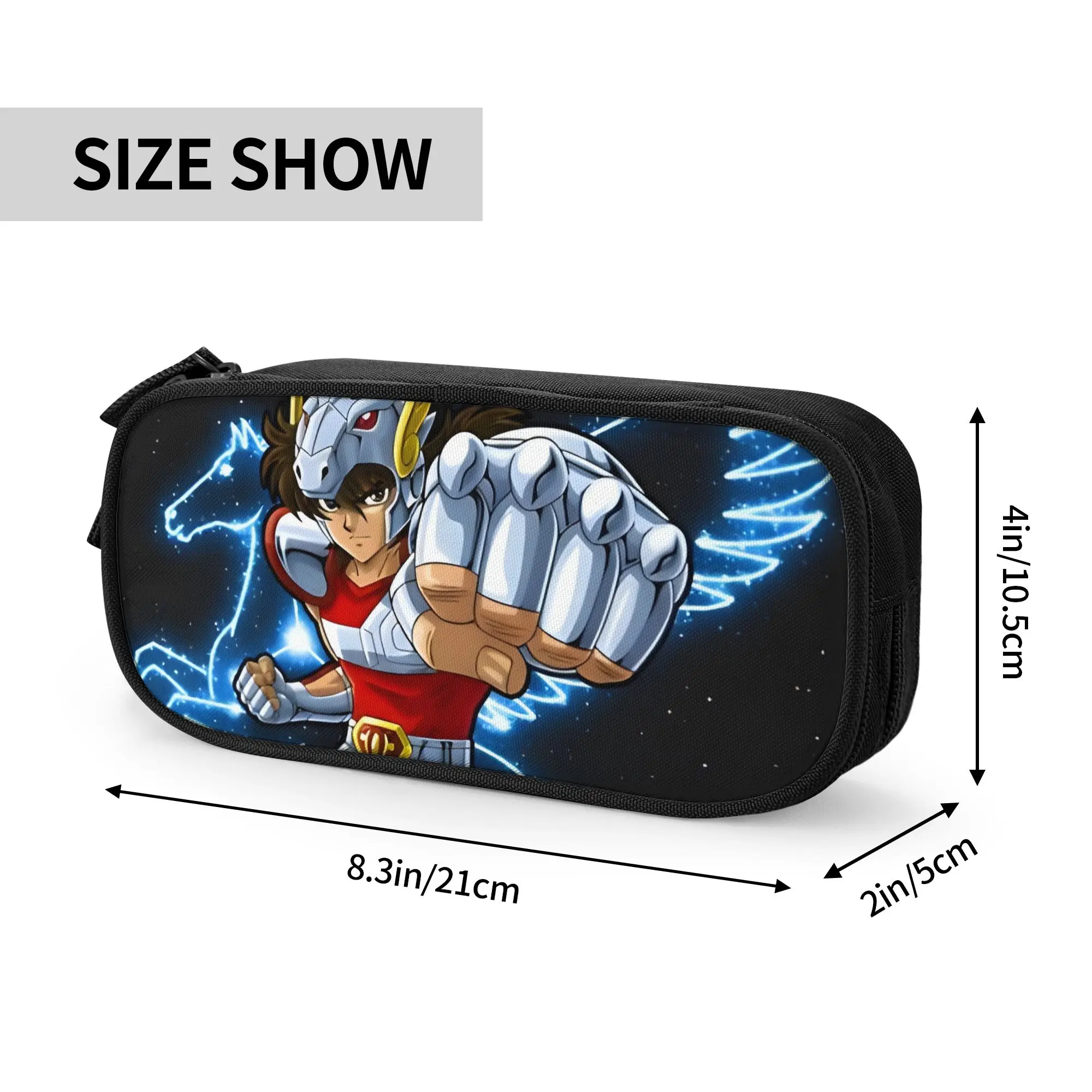 Large Capacity Bags for Child Cartoon Saint Seiya   Pegasus   Fanart  Handheld Study Bag for Boys Gilrs Kids