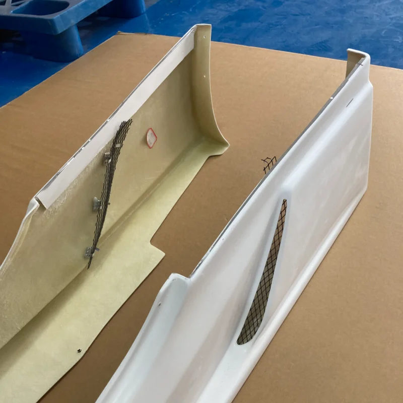 Tuning INGS N-SPEC Style Fiberglass Side Skirt For Toyota 13-21 FT86 GT86 FRS ZN6 BRZ ZC6