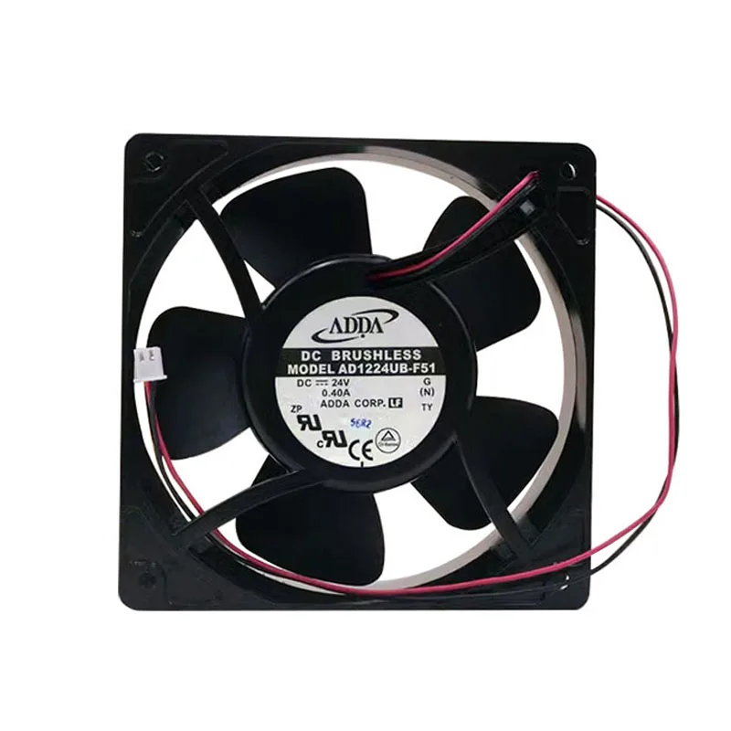 ORIGINAL AD1224UB-F51 24V 0.40A 12038 120*120*38mm NEW COOLING FAN RADIATOR