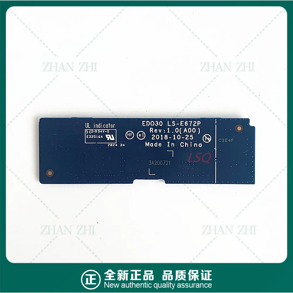 For Dell XPS 13 9370 9380 7390 Keyboard Link Small Board LS-E672P