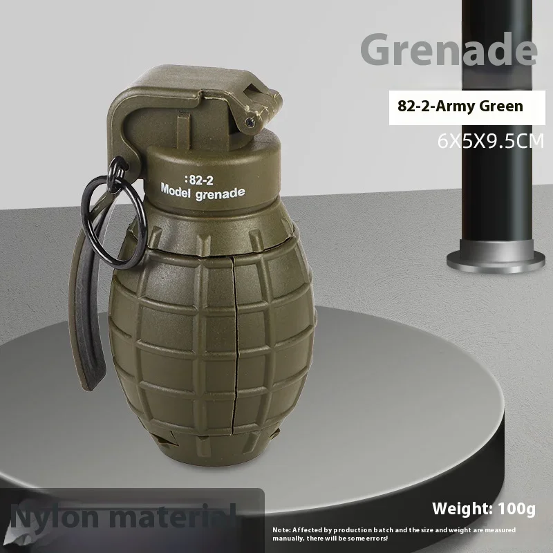 F1M24 Grenade Toy Gel Ball Launcher Water Bomb Burst Reusable Children's Toy Simulation Eat Chicken Role Play Christmas Gift