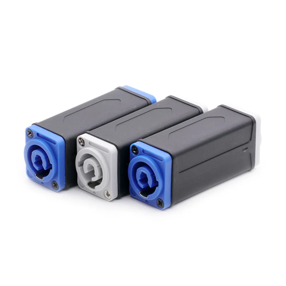 10pcs/lot 3 Pin AC Device Power Coupler Extender 20A/250V LED AC Power Adapter Stage Light AC Power Connectot Socket