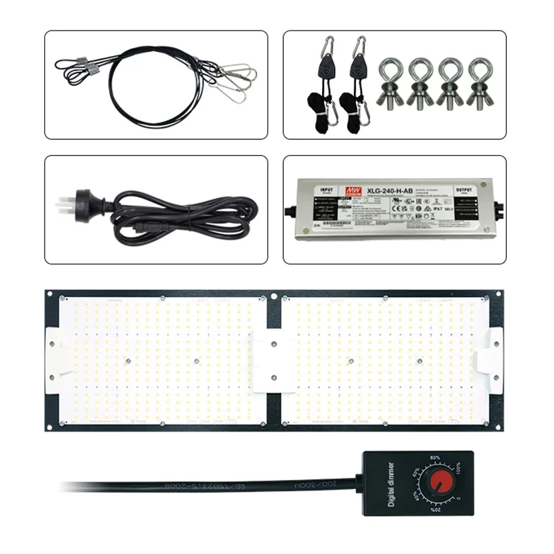 KingBrite 240 واط LM301H الكم LED تنمو ضوء مصباح الأشعة تحت الحمراء UV الطيف الكامل Phytolamp لوحات للنباتات الزراعة المائية