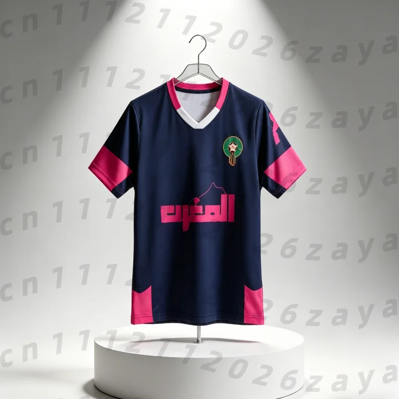2026 Morocco Season 3D Print Football Classic Men's and Women's Fan Style Breathable Quick-drying Tops T-shirts Parent-child
