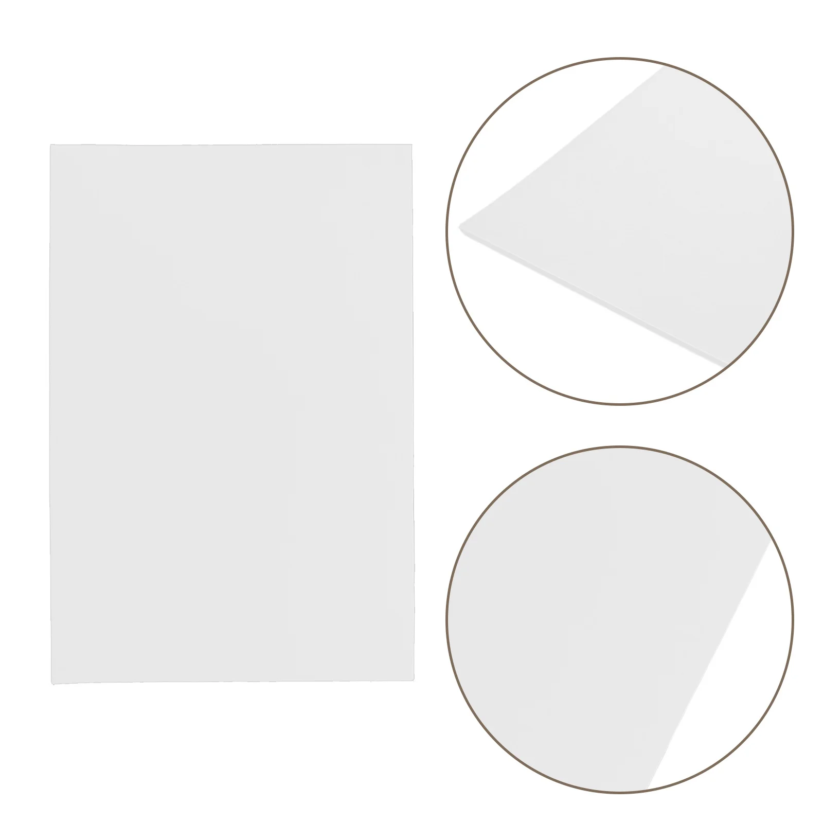 

100Pcs Clear Frosted Plastic Book Cover Flexible Transparent Notebook Binder Protector for Documents Sheet Music