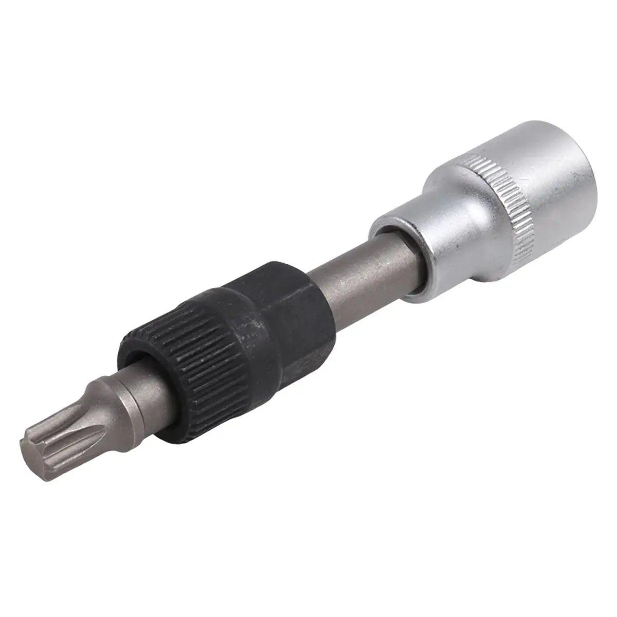 【HOT N07R】 T50 Alternator Pulley Socket Drill Bit with 33 Teeth Tool Alternator Pulley Center-Bolt Remover Socket Wrench