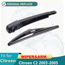 Car Wiper Blade For Citroen C2 2003-2005 Rear Back Windshield Windscreen Rear Wiper 295mm+Arm 265mm Car Accessories