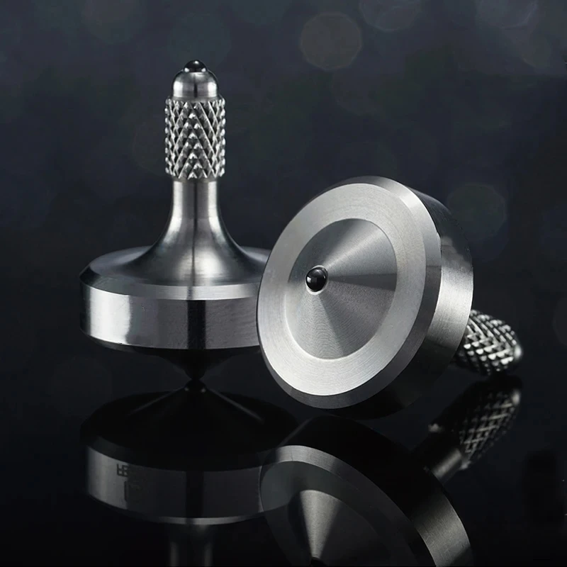 1Pcs Small Gyro Fidget Spinner Metal Professional Hand Pinch Stainless Steel Metal Dream Gyro Space Adult Toys Stress Relief Toy