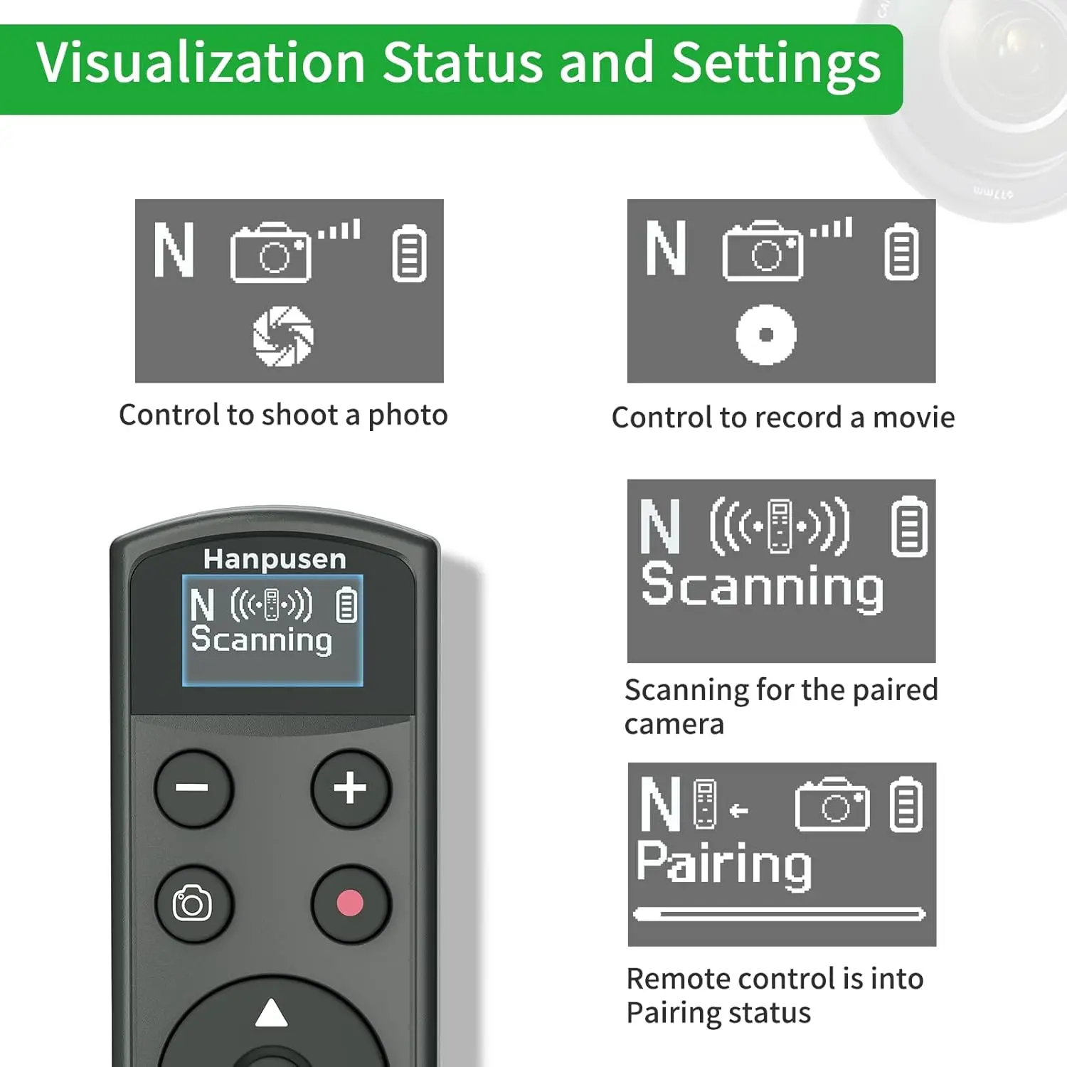 ML-L7 USB-C 무선 원격 제어 셔터 릴리즈 Nikon Z5II Z6III Z30 Z50 Z50II Zfc Zf Z6II Z7II Z5 A1000 P1000 P1100