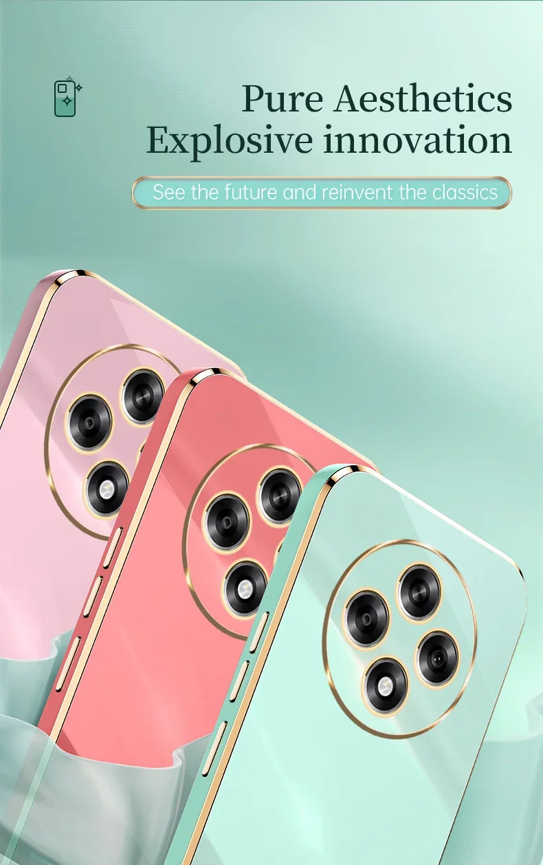 For Reno 12F Case Cover For OPPO Reno 12F 5G High Quality Soft TPU Anti-fingerprint Camera Protection Case Cover