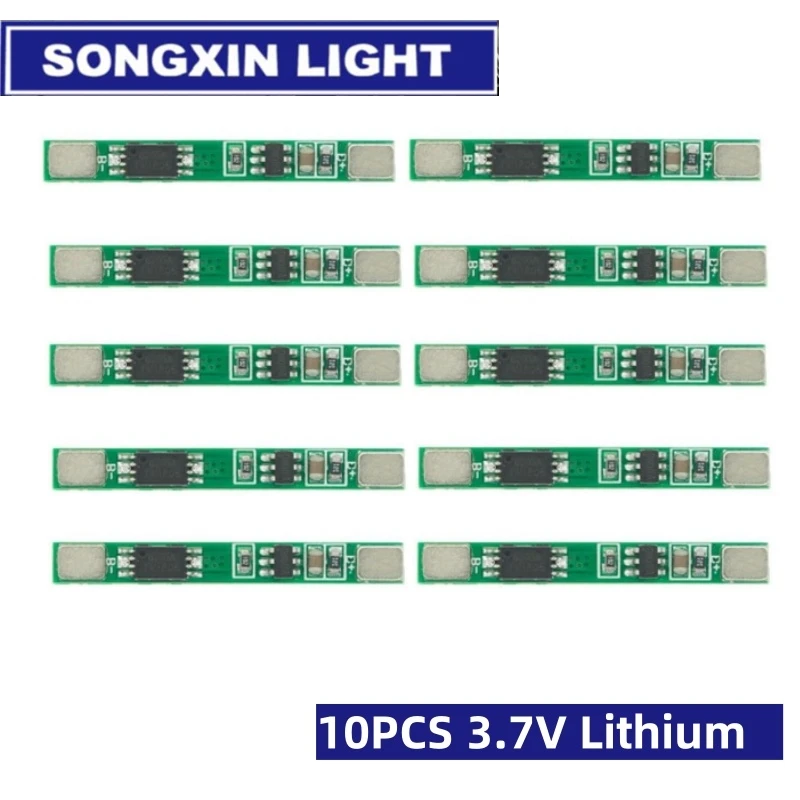 SAMIROB 1PCS/5PCS/10PCS/LOT 1S 3.7V 3A li-ion BMS PCM battery protection board pcm for 18650 lithium ion li battery