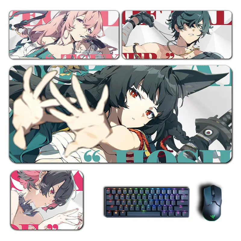 

Zenless Zone Zero Mouse Pad Zhuyuan Qingyi Caesar King Mousepad Anime Computer Keyboard Padding Pc Gaming Accessories Desk Mat