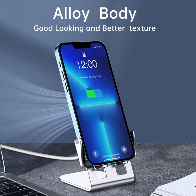 2022ใหม่โลหะ Stand Qi Wireless Charger เดสก์ท็อป Dual Coil 15W Fast สำหรับ iPhone 11 12 13 14 Samsung S20 21 S22