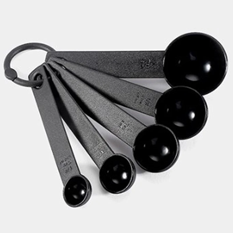 5Pcs Creative Measuring Tools Kitchen Measuring Spoons Teaspoon Sugar Scoop Cake Baking Flour Measuring Cups Kitchen Spoons