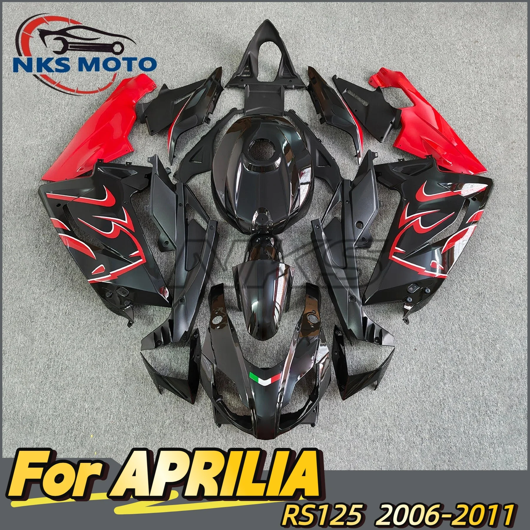 

Motorcycle Injection Mold Fairing kit For Aprilia RS125 06 07 08 09 10 11 RS 125 2006 2010 2011 Full Fairings kits Bodywork