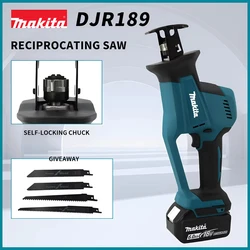 Makita 18V Original Cordless Electric Reciprocating Saw Brushless Rechargeable Wood Metal Cutting Saw Portable Saw Power Tool