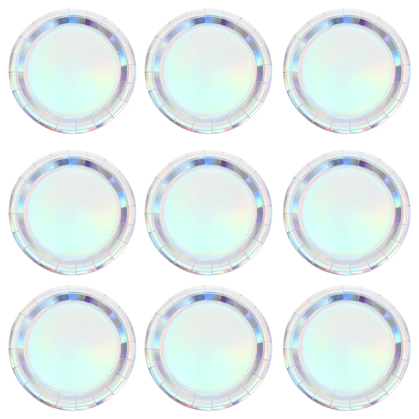 

50Pcs Disposable Paper Plates Multipurpose Food-Grade Party Tableware Serving Plates for Wedding Birthday Festival Banquet