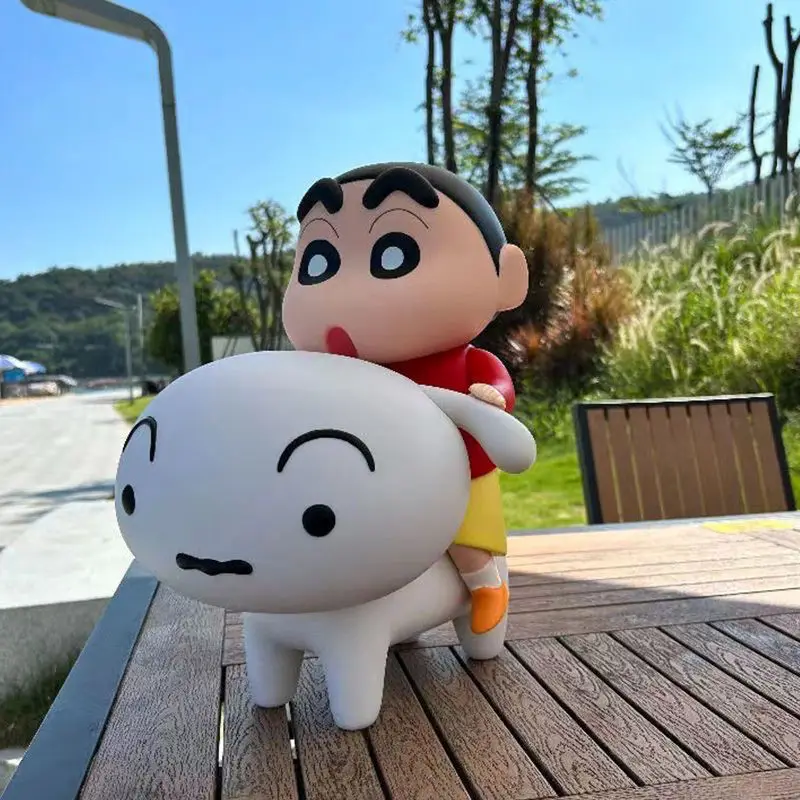 Nova Figura de Anime Crayon Shin-Chan, Figura de Ação Crayon Shin-Chan Ride Nohara Shiro, Modelo de Brinquedo Kawaii para Decoração e Coleção