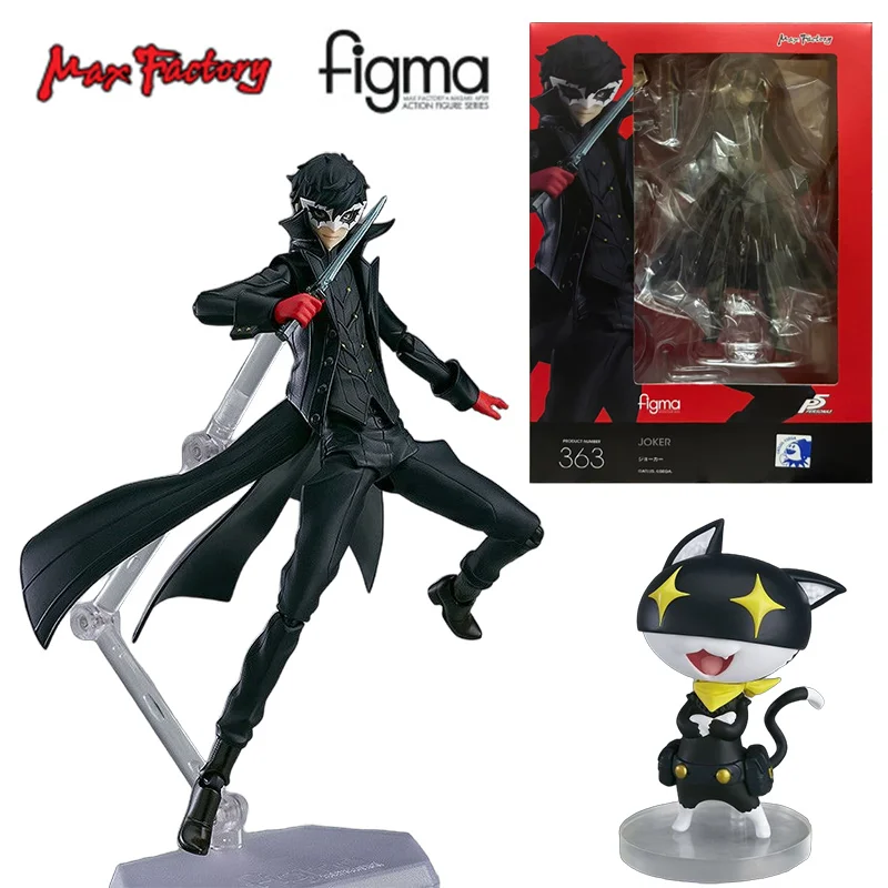 Max Factory Figma 363 Joker Persona 5 15Cm Anime Original Action Figure Model Kit Children's Toy Birthday Gift Collection