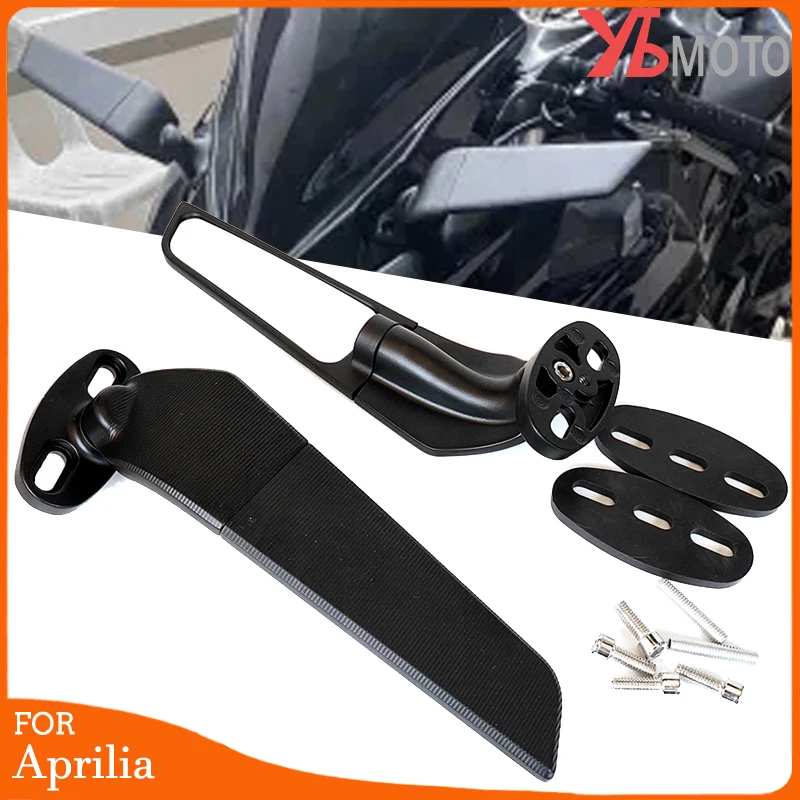 Motorcycle Modified Rearview Mirrors Adjustable Rotating Side Mirror For Aprilia RS660 RS V4 1100 Factory 2021 2022 Accessories