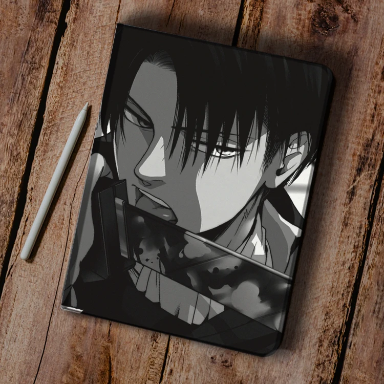 Attack on Titan Levi Ackerma Case For iPad 10.2 7th 8th Air 2 3 Mini1 2 3 5 Case Luxury Silicone For iPad Air 4 iPad Pro11 Case