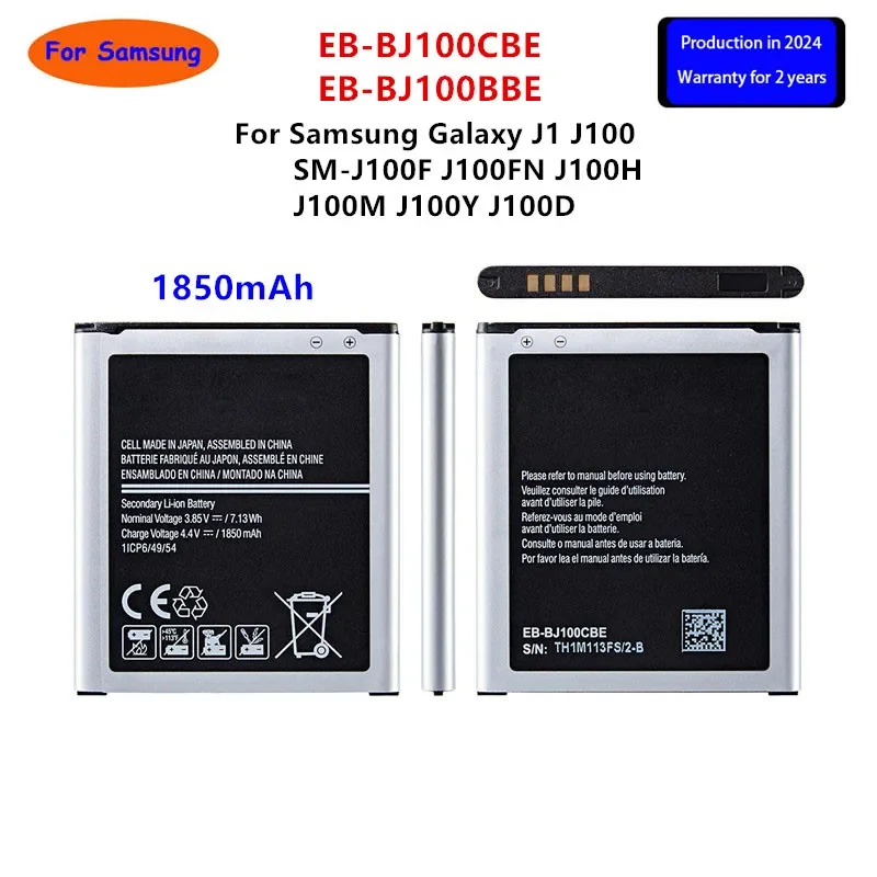 

Brand New EB-BJ100CBE EB-BJ100BBE Battery 1850mAh For Samsung Galaxy J1 J100 SM-J100F J100FN J100H J100M J100Y J100D WO