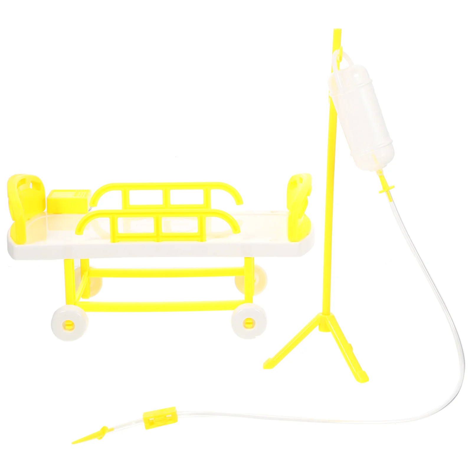 Simulated Medical Bed Playing House Game Supplies Mini Toys Accessories Nurse Plastic Simulation Infusion Bottle Babies Dolls