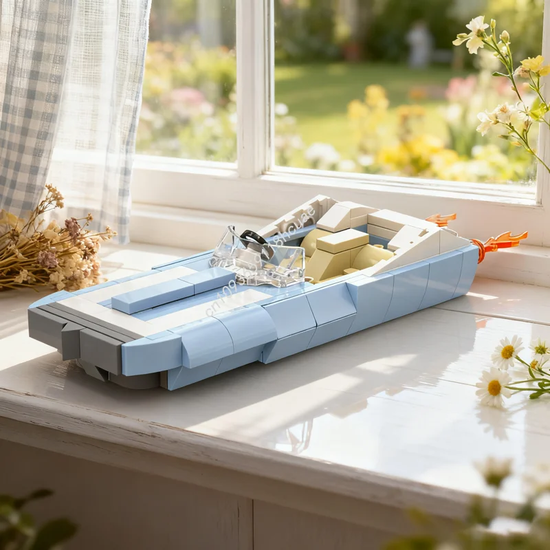 136 Stück MOC Fantasticar The Fantastic Four First Super Heroes Modellspielzeug Bausteine Konstruktion Weihnachtsgeschenkidee