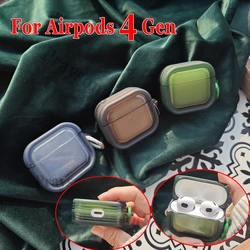 Pro 2 Case Fashion Cool Cover for Airpods 4 Case Colorful Funda Box Airpods 3 Cover Soft Capa for Girl Air Pods Romantic Morandi