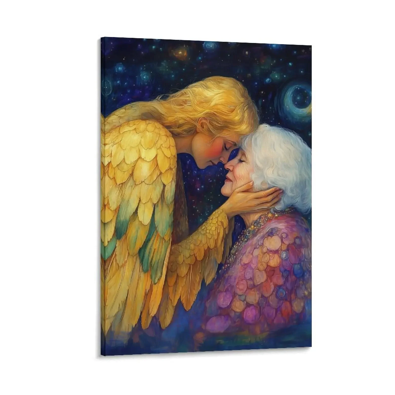 

Guardian Angel's Love Canvas Painting posters for wall japanese room decor decorative pictures for the room posters anime
