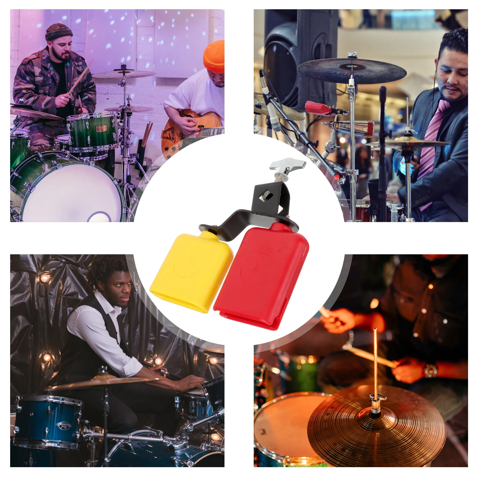

Percussion Instrument Accessories Musical Instruments Timbales for Kids Accessory Toy Hand Cowbells