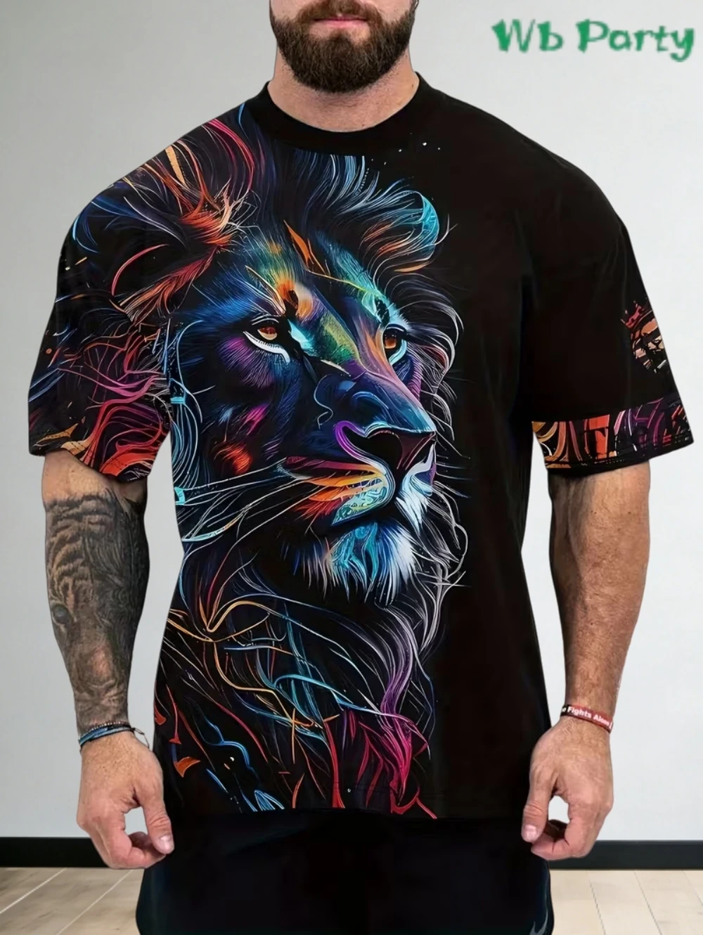 

Новая модная мужская футболка с 3D принтом льва, уличная мода в стиле Харадзюку, круглый вырез, короткий рукав, большие удобные топы в стиле ретро