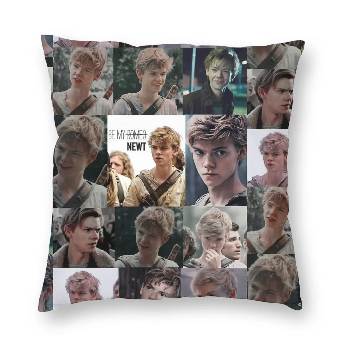 متاهة عداء نيوت ساحة المخدة البوليستر الكتان المخملية المطبوعة البريدي ديكور رمي كيس وسادة غطاء وسادة المنزل بالجملة #3