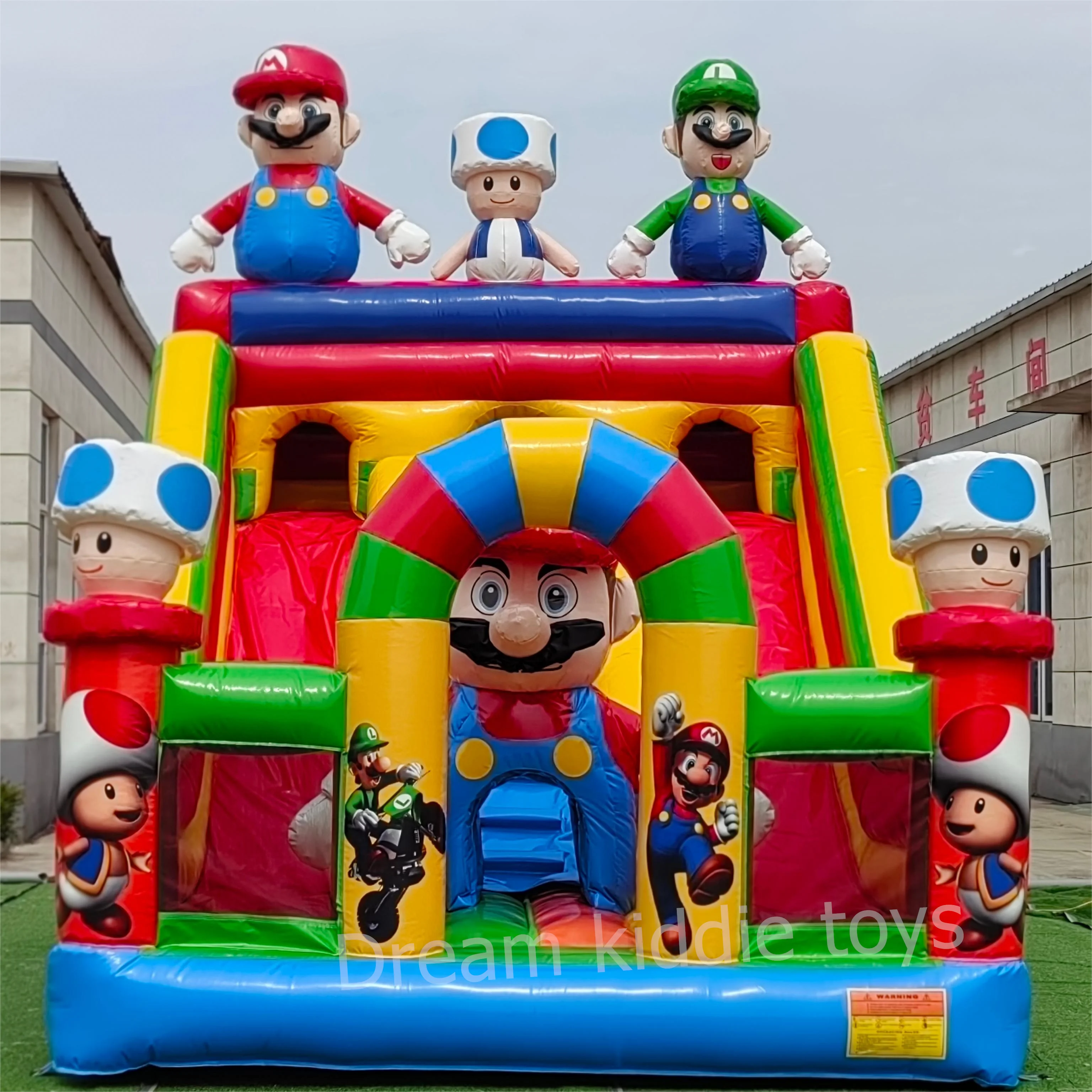 

Commercial Outdoor Inflatable Bouncer Cartoon Theme Bouncer Jumping Bouncy Castle With Slide For Sale