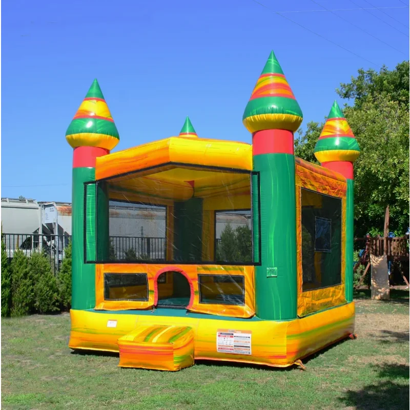 JumpOrange Titanium Commercial Grade Inflatable Bounce House for Kids and Adults (with Blower)