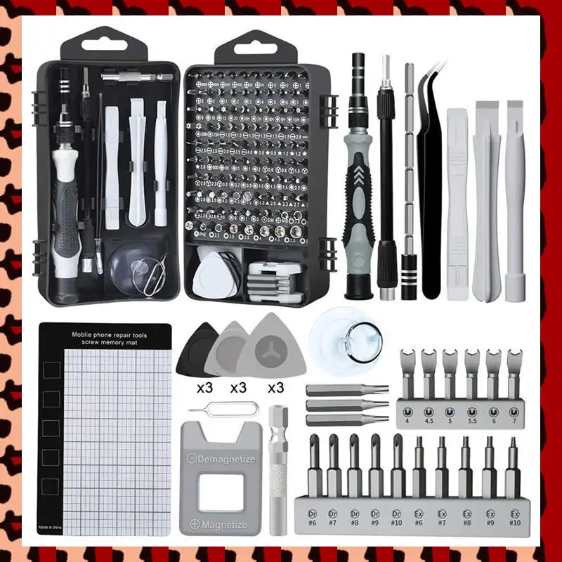

A72P 122-In-1 Magnetic Laptop Screwdriver Kit,Precision Screwdriver Set,Computer Repair Kit Hand Tools Hex Screw Driver Tool