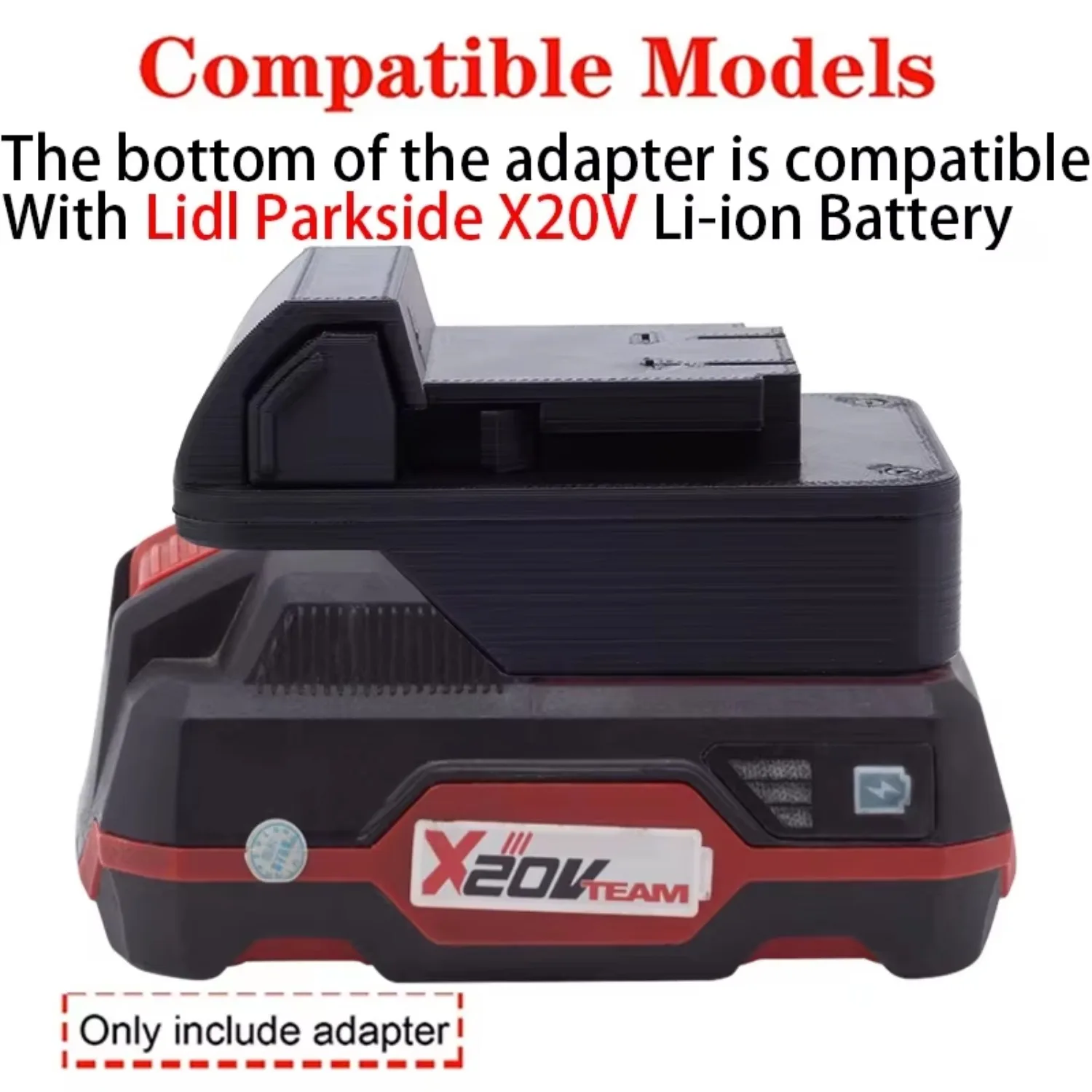 For Lidl Parkside X20V LI-Ion Tools Convert To DECO 20V Li-Ion Battery Adapter Portable Cordless Power Tool Accessories
