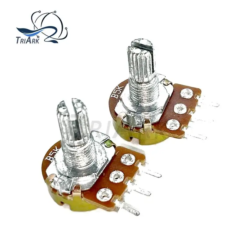 10 قطعة WH148 3Pin 15 مللي متر المقاوم 1K 2K 5K 10K 20K 50K 100K 250K 500K 1M أوم الخطي تفتق الروتاري الجهد B1K B5K B10K B200K