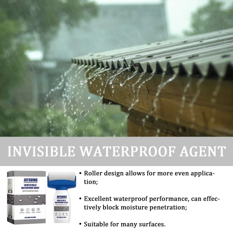 Agente impermeable Invisible, agente recubrimiento resistente a fugas, sellador aislante impermeable para madera techo