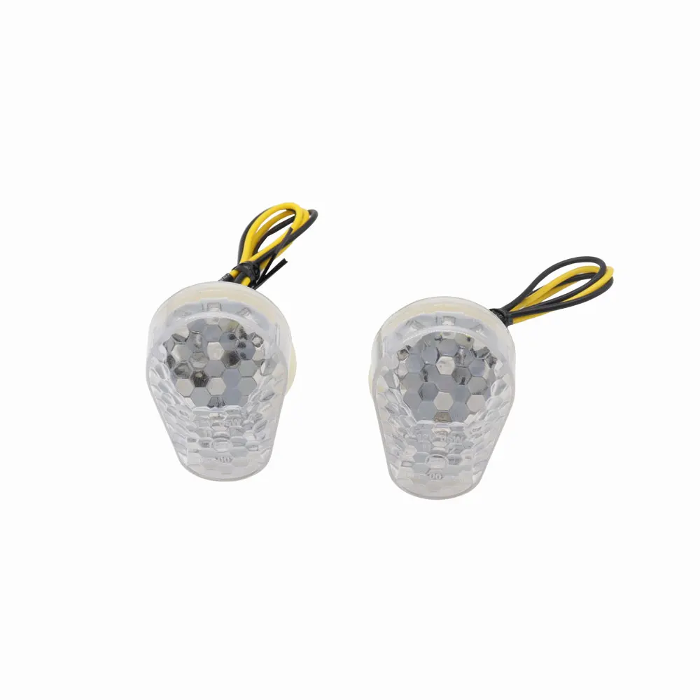 زوج من أضواء إشارة الانعطاف LED للدراجات النارية لـ Kawasaki ZZR600 ZX12R ZX6R ZX636 ZX9R ZX7R ZX6R