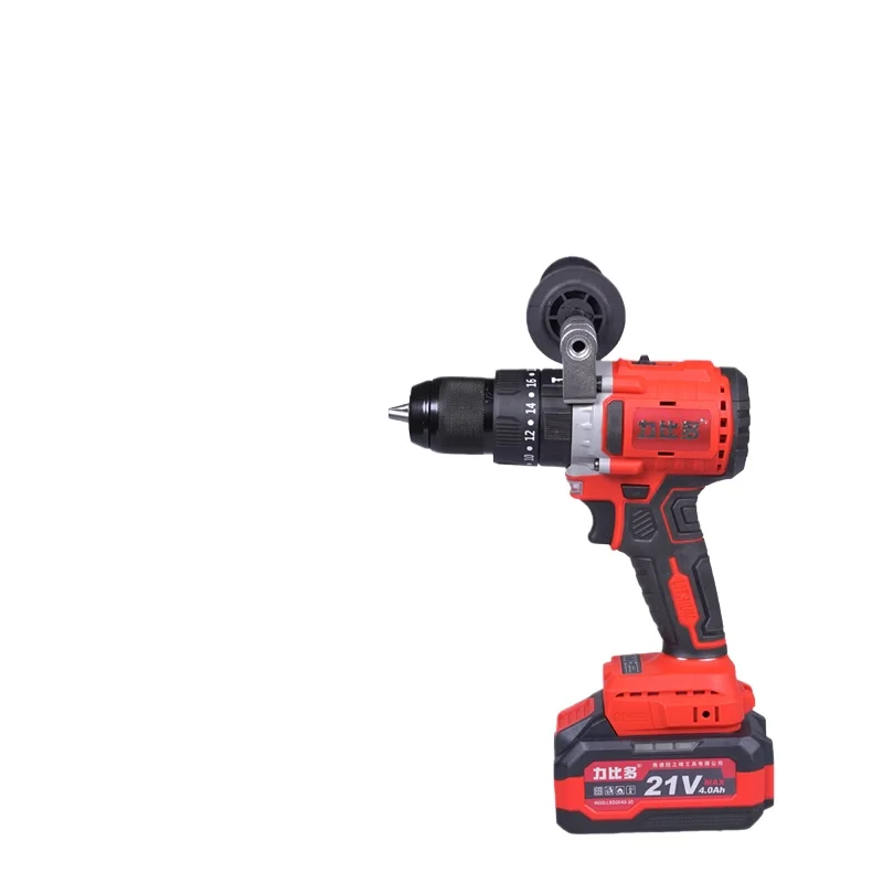 

Бесщеточная ручная дрель, бытовая аккумуляторная пистолетная дрель высокой мощности, ударная дрель с литиевой батареей 13 мм