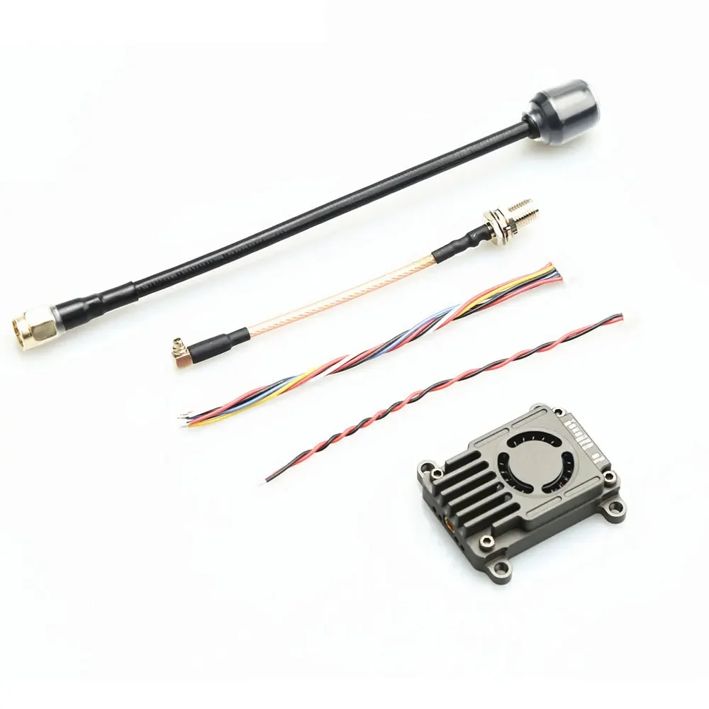 4.9G/5.8G/6G 3W VTX 72CH FPV Transmissor de vídeo com suporte de antena OSD para RC FPV Drone Quadcopter de longo alcance